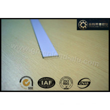 Aluminium Roman Blind Bottom Rail Profile White Color Flat Bar 20X3mm